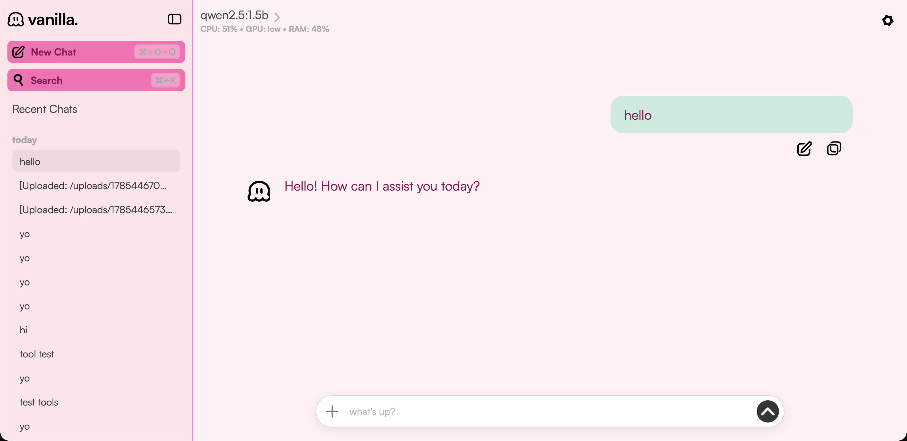 Conversation sidebar
